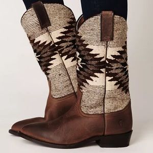 Frye Billy Navajo Blanket Western boot